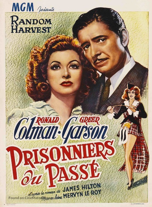 Random Harvest - Belgian Movie Poster