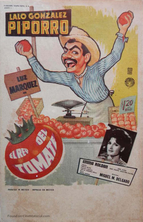 El rey del tomate - Mexican Movie Poster