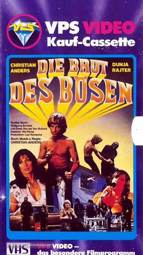 Die Brut des B&ouml;sen - German VHS movie cover