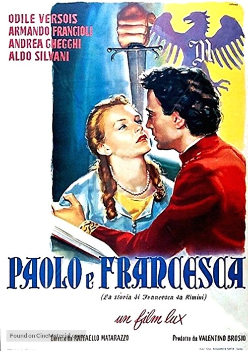 Paolo e Francesca - Italian Movie Poster