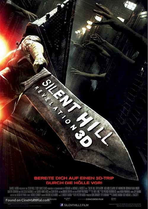 Silent Hill: Revelation 3D - German Movie Poster