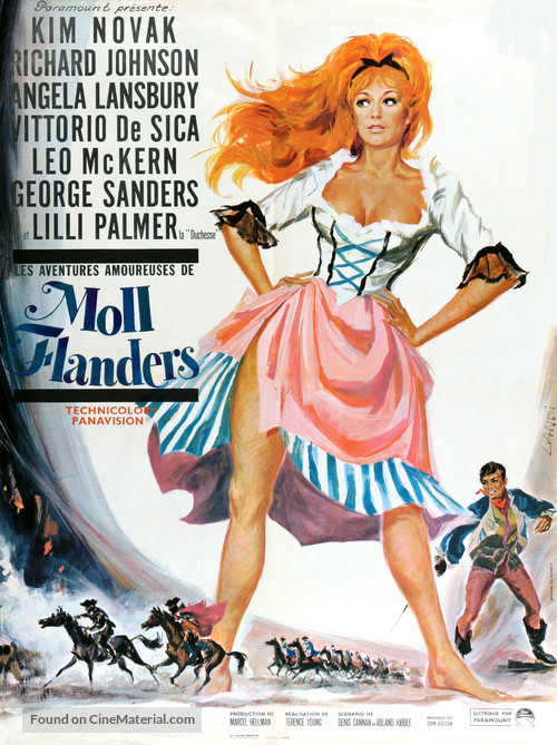 The Amorous Adventures of Moll Flanders - French Movie Poster