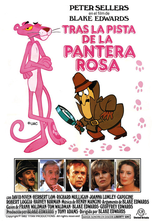 Trail of the Pink Panther - Spanish Movie Poster