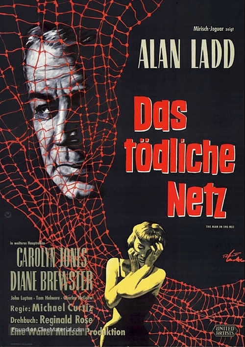 The Man in the Net - German Movie Poster