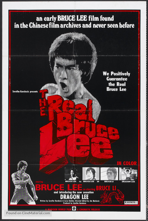 The Real Bruce Lee - Movie Poster