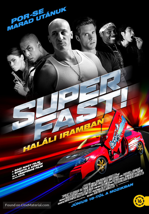 Superfast - Hungarian Movie Poster