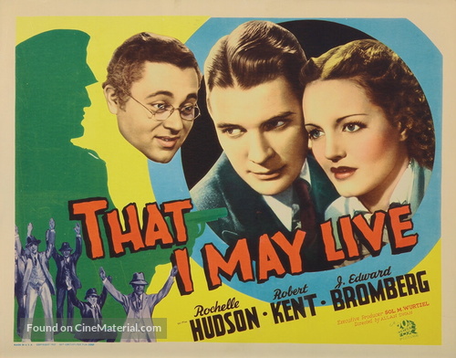 That I May Live - Movie Poster