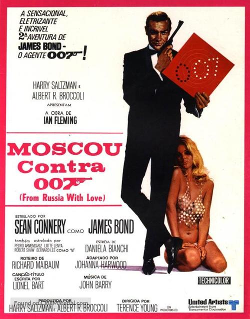 From Russia with Love - Brazilian Movie Poster