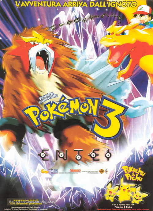 Pok&eacute;mon 3: The Movie - Italian Movie Poster