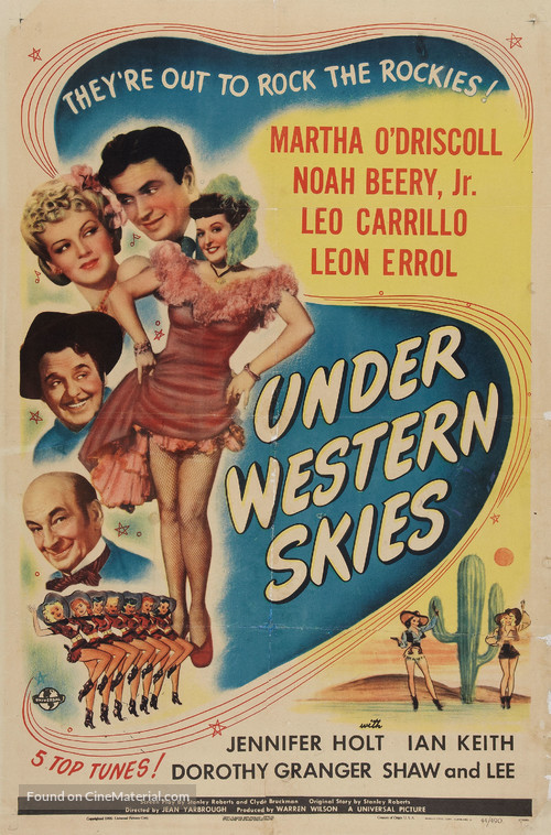 Under Western Skies - Movie Poster