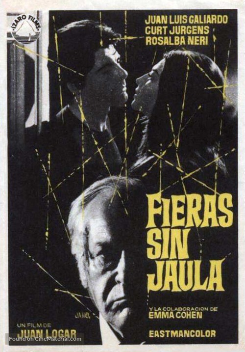 Fieras sin jaula - Spanish Movie Poster