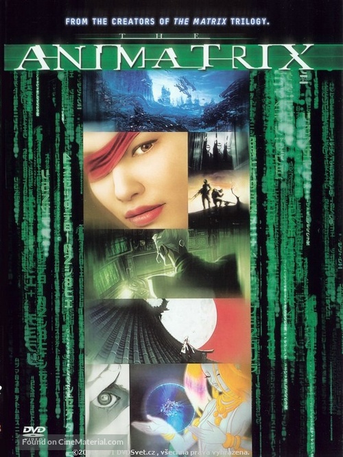 The Animatrix - Czech DVD movie cover