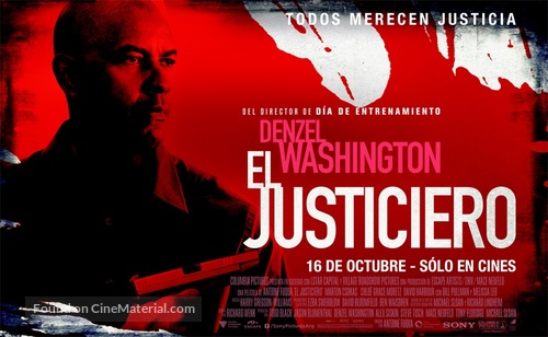 The Equalizer - Argentinian Movie Poster
