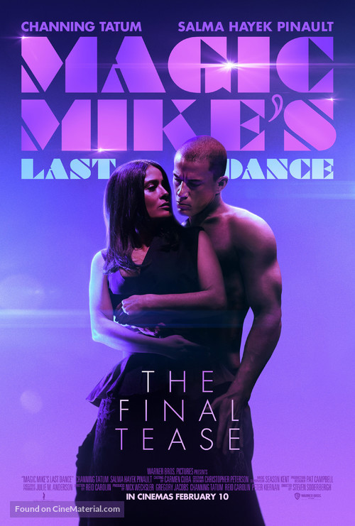 Magic Mike&#039;s Last Dance - British Movie Poster