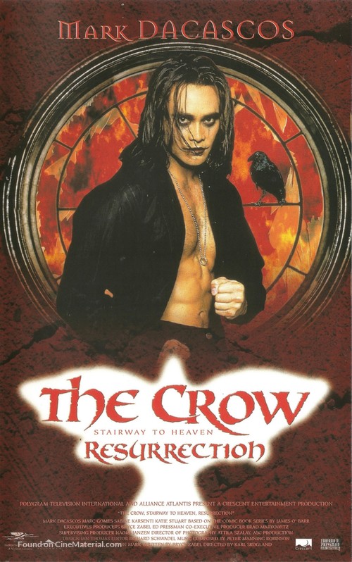 &quot;The Crow: Stairway to Heaven&quot; - French Movie Cover