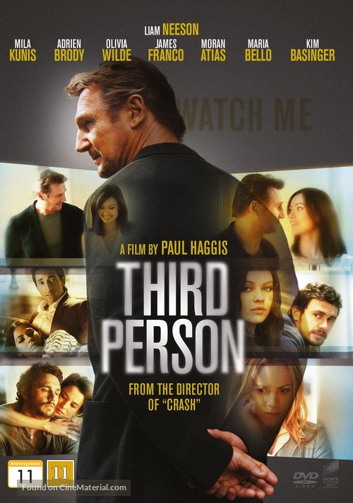 Third Person - Danish DVD movie cover