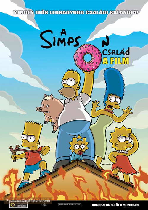 The Simpsons Movie - Hungarian Movie Poster