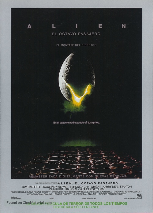 Alien - Spanish Movie Poster