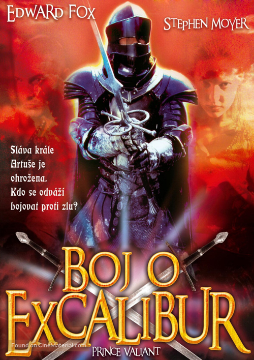 Prince Valiant - Czech DVD movie cover