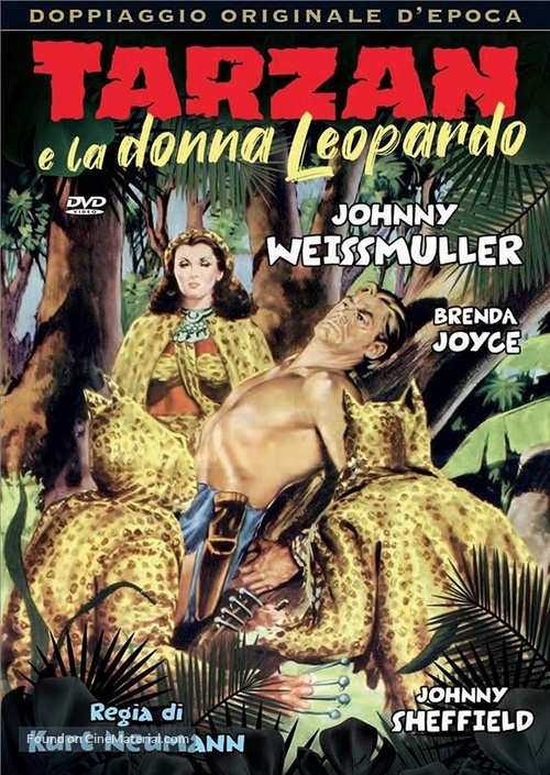 Tarzan and the Leopard Woman - Italian DVD movie cover