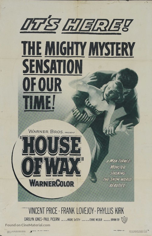 House of Wax - Re-release movie poster