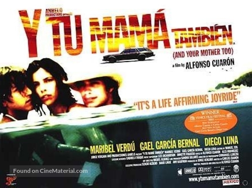 Y Tu Mama Tambien - British Movie Poster