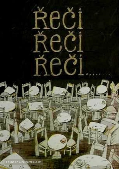 Reci, reci, reci... - Czech poster