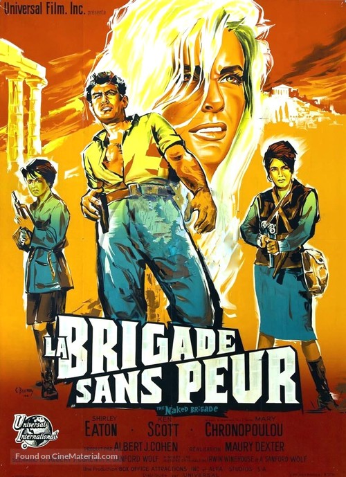 The Naked Brigade - French Movie Poster