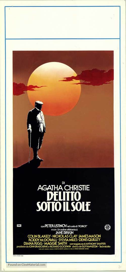 Evil Under the Sun - Italian Movie Poster