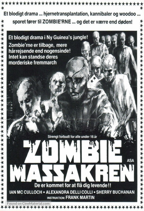Zombi Holocaust - Danish Movie Cover