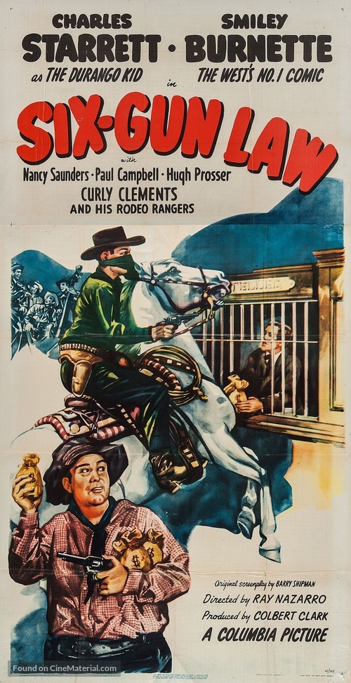 Six-Gun Law - Movie Poster