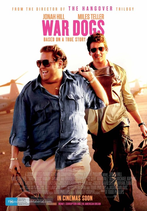 War Dogs - Australian Movie Poster