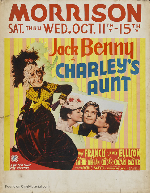 Charley&#039;s Aunt - Movie Poster