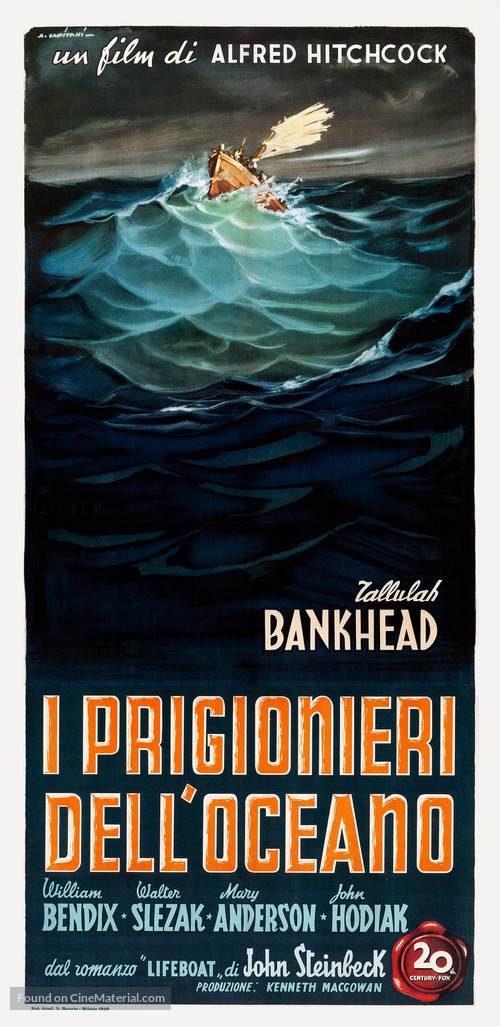 Lifeboat - Italian Movie Poster