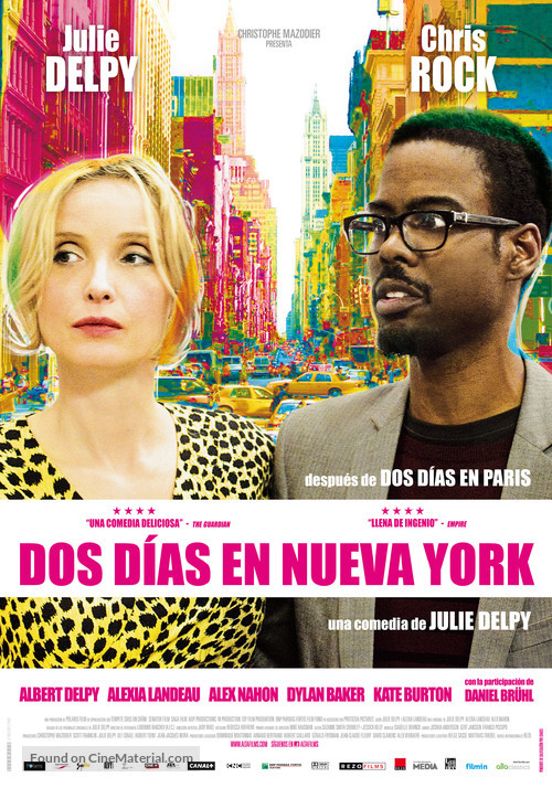 2 Days in New York - Spanish Movie Poster