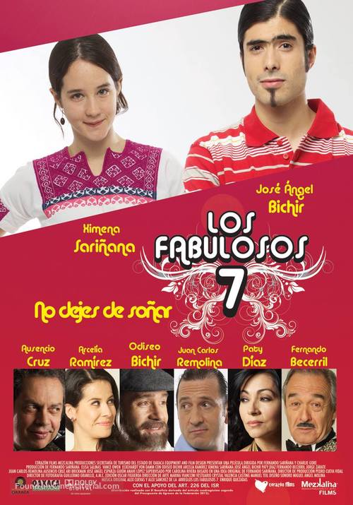 Los Fabulosos 7 - Mexican Movie Poster