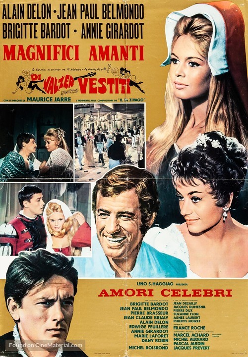 Amours c&eacute;l&egrave;bres - Italian Movie Poster