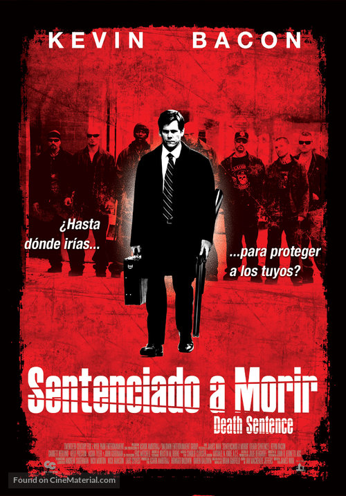 Death Sentence - Colombian Movie Poster