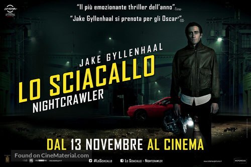 Nightcrawler - Italian Movie Poster