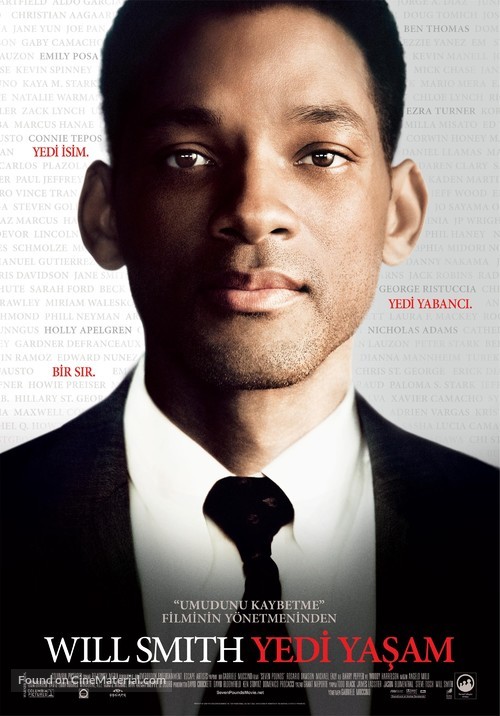 Seven Pounds - Turkish Movie Poster