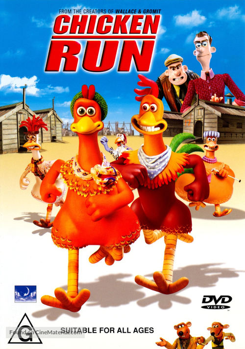 Chicken Run - Australian DVD movie cover