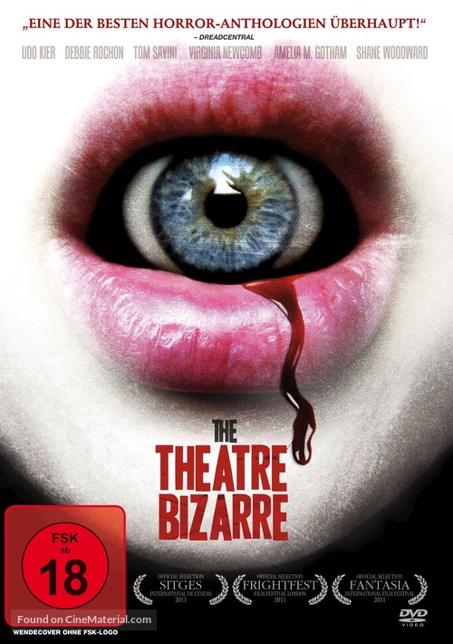 The Theatre Bizarre - German DVD movie cover