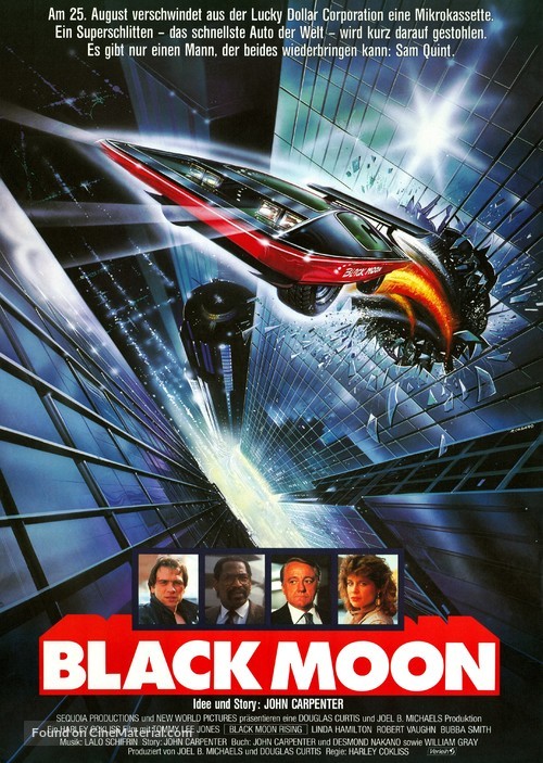 Black Moon Rising - German Movie Poster