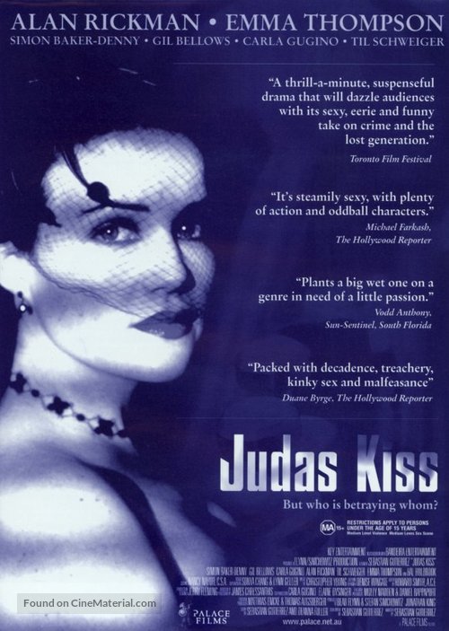 Judas Kiss - Australian Movie Poster