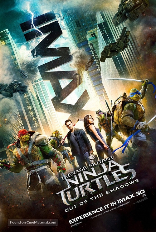 Teenage Mutant Ninja Turtles: Out of the Shadows - Movie Poster