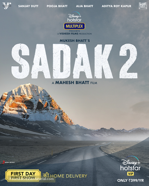 Sadak 2 - Indian Movie Poster