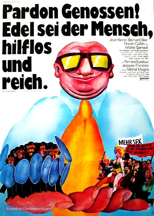 Moi y&#039;en a vouloir des sous - German Movie Poster