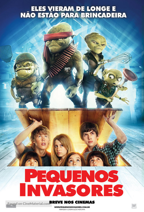 Aliens in the Attic - Brazilian Movie Poster