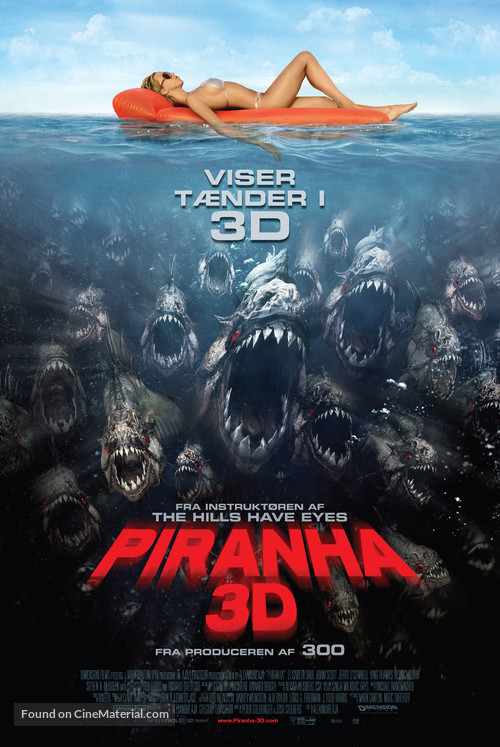 Piranha - Danish Movie Poster