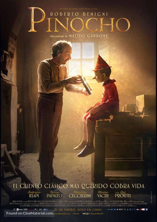 Pinocchio - Mexican Movie Poster